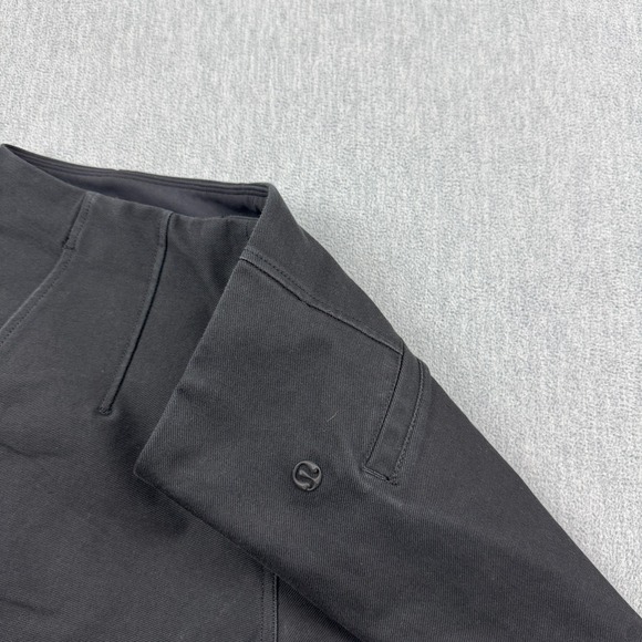 Lululemon Pants Women 8 Black Utilitech Relaxed Mid-Rise Trouser 7/8 Length - Picture 3 of 14